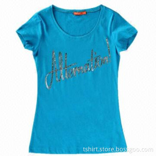 T-shirts, made of cotton, suitable for promotional